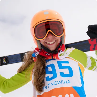 Uczestniczka Klubu Pingwina HSKI
